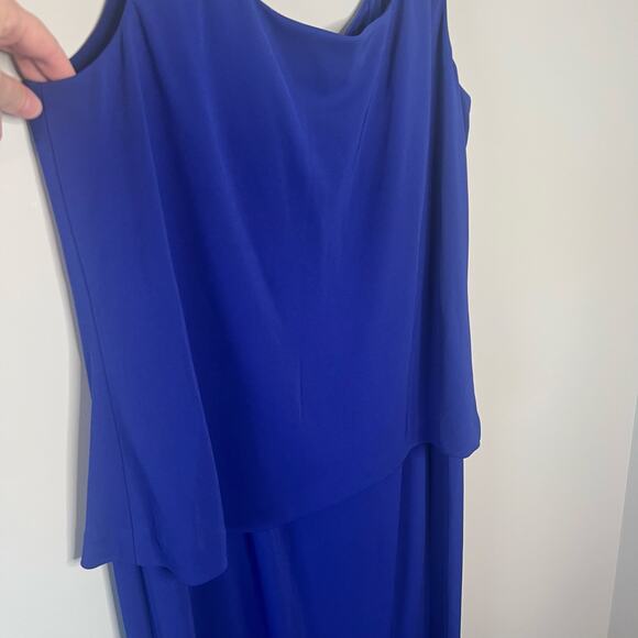 Alex Evenings Gown Blue Dress Size 10 Women's - Picture 5 of 13